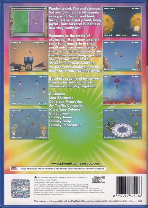Clumsy Shumsy - PS2 (B Grade) (Genbrug)